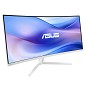 Preview: ASUS VU34WCIP-W Eye Care Monitor, 34" UWQHD VA Curved, 3440x links