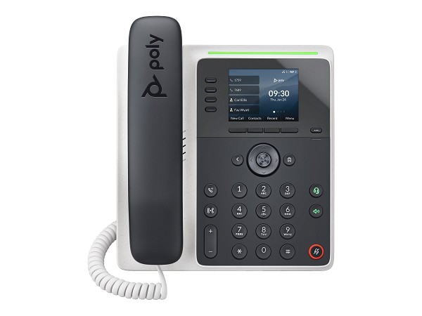 Preview: Poly Edge E220 - VoIP-Telefon mit Rufnummernanzeig hinten