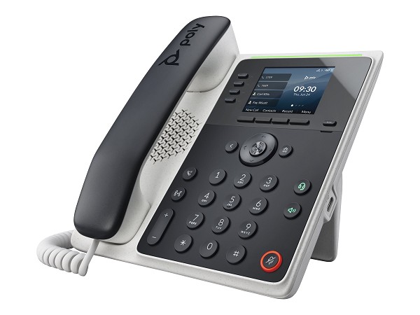Preview: Poly Edge E220 - VoIP-Telefon mit Rufnummernanzeig links