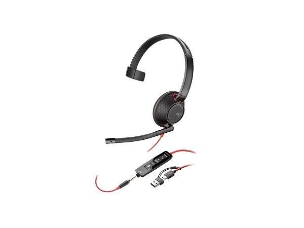 Preview: Poly HP Poly Blackwire 5220 - Blackwire 5200 serie hinten