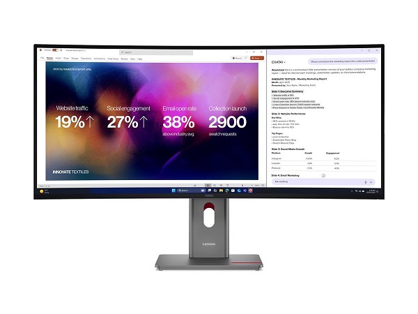Lenovo ThinkVision P40WD-40 - LED-Monitor - gebogen - 101.6 cm (4 514