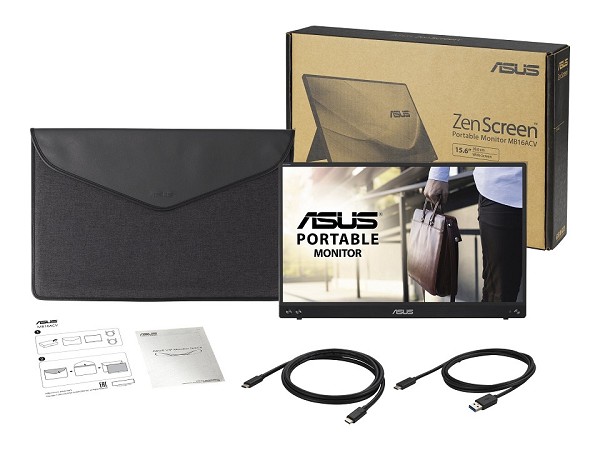 ASUS ZenScreen MB16ACV - LED-Monitor - Full HD (10 vorn links