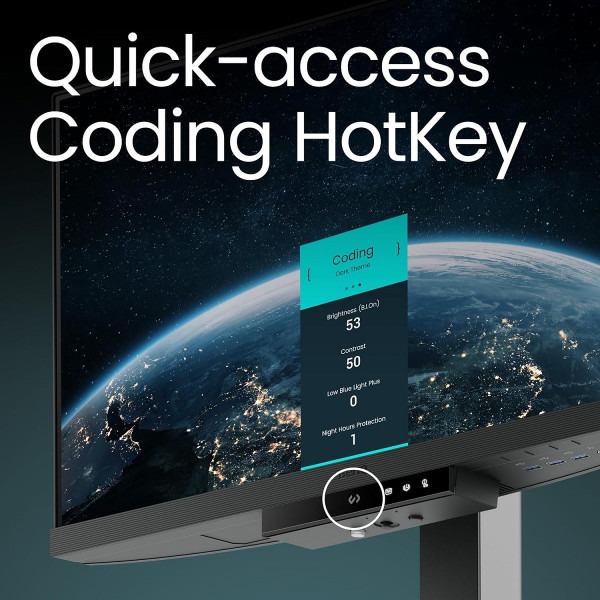 BenQ 61,2cm RD240Q    16:9  HDMI/DP bk.lift/pivot spk. WQXGA oben
