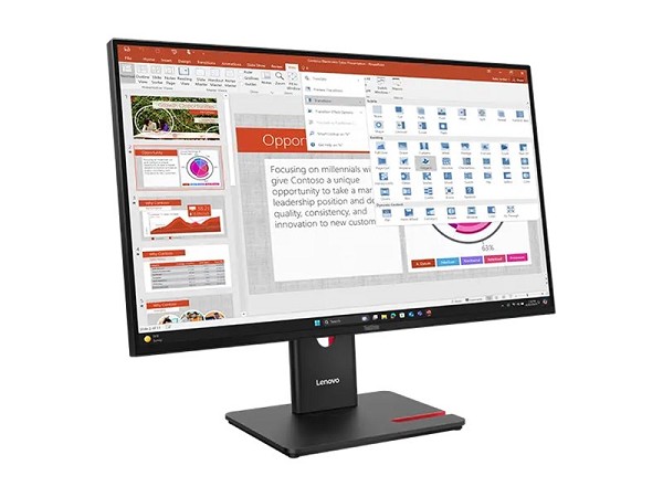 Preview: Lenovo ThinkVision T27-40 - LED-Monitor - Full HD links