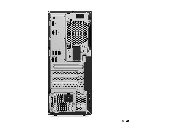 Preview: Lenovo ThinkCentre M75t Gen 5 12X9 - Tower - Ryzen hinten