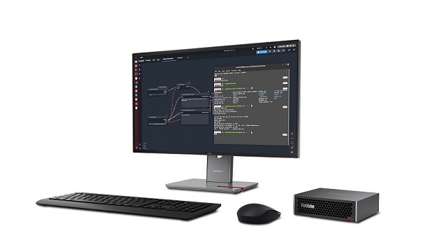 Lenovo ThinkStation PGX – NVIDIA GB10 Grace Blackw vorn links
