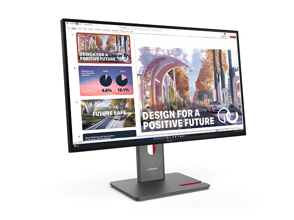 Preview: Lenovo ThinkVision P27QD-40 - LED-Monitor - 68.6 c rechts