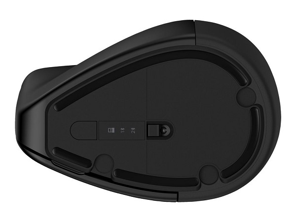 HP 925 - vertikale Maus - 2.4 GHz, Bluetooth 5.3 - Schwarz innen