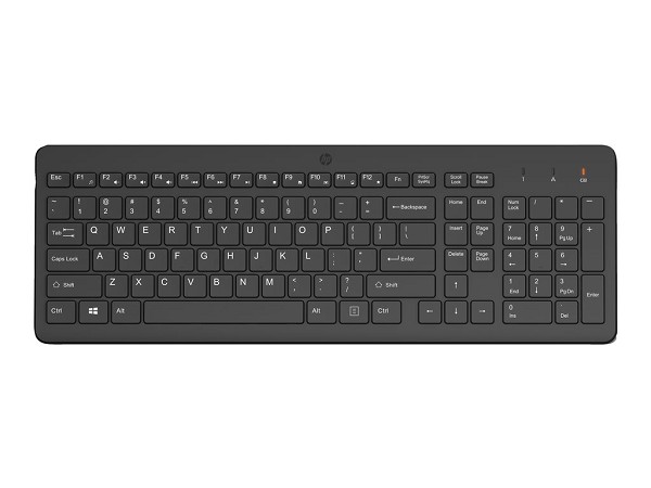 Preview: HP 225 - Tastatur - 2,5-Zonen-Layout - Deutsch - S links