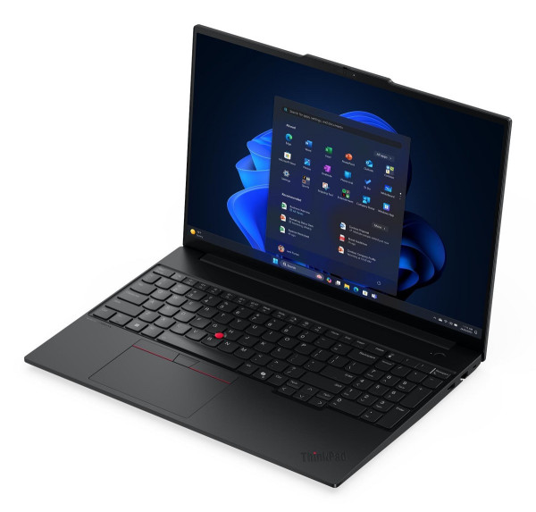 Lenovo ThinkPad E16 Gen 3 (Intel) Intel Core Ultra oben