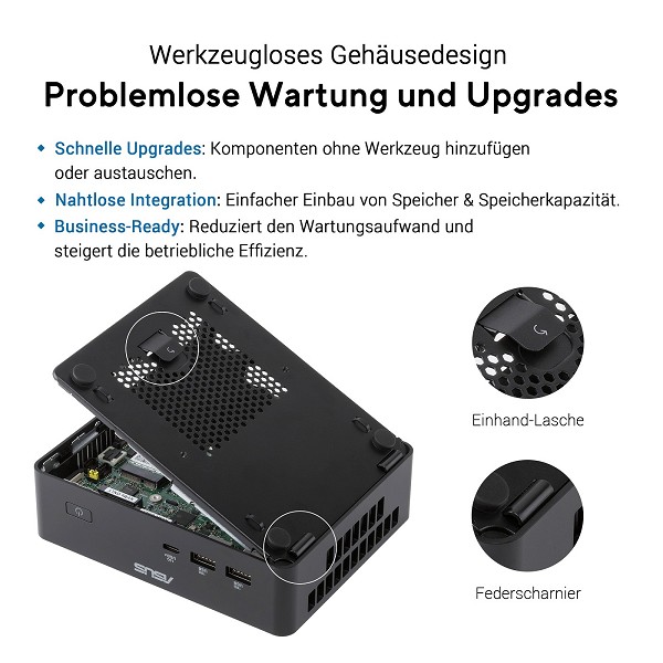 Preview: ASUS NUC 16 Pro Slim Mini PC RNUC16GDKU7684N2 (Int rechts