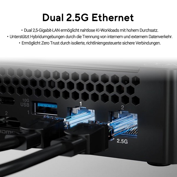 ASUS NUC 16 Pro Slim Mini PC RNUC16GDKU7684N2 (Int oben