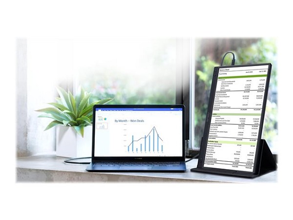 ASUS ZenScreen MB166C, 15,6" Full HD IPS, 60 Hz, 5 ms, 250 c vorn rechts