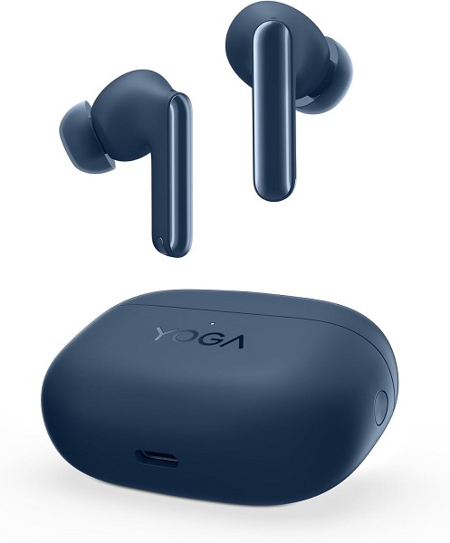 Preview: Lenovo Campus Yoga True Wireless Earbuds Tidal Teal hinten