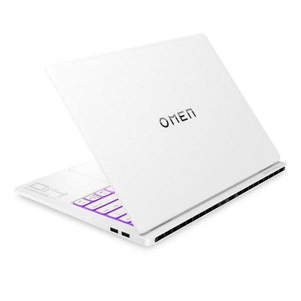 HP OMEN Transcend Laptop 14-fb1196ng, Ceramic Whit oben