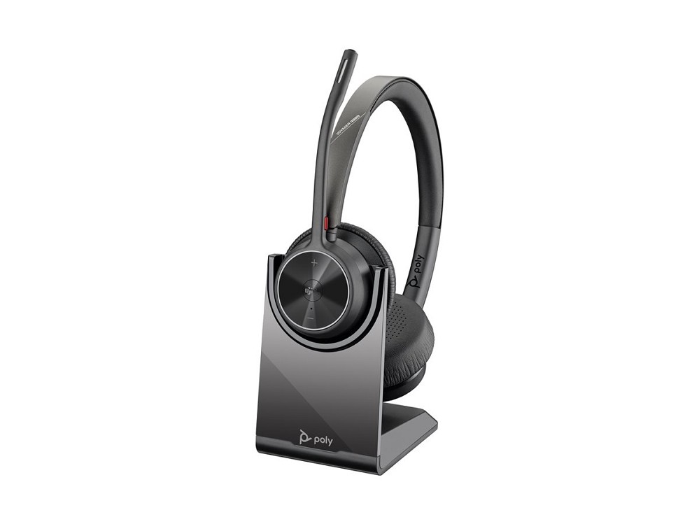 Poly Voyager 4320-M - Headset - Adapter USB-A via hinten