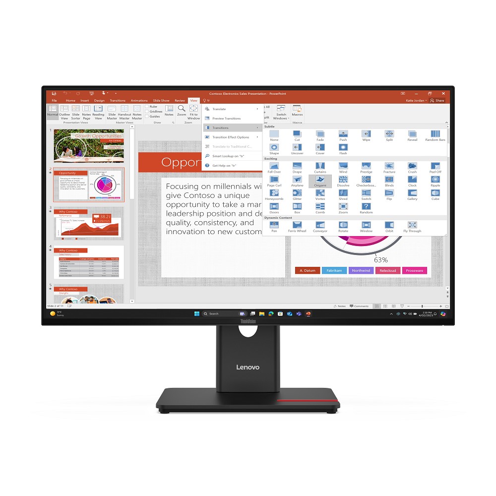Lenovo ThinkVision T27-40 - LED-Monitor - 68.6 cm
