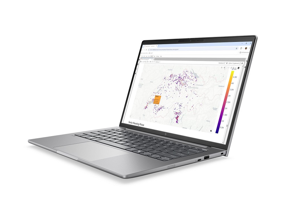 HP ZBook 8 G2i 14 Mobile Workstation, Core Ultra X9 388H, 64 rechts