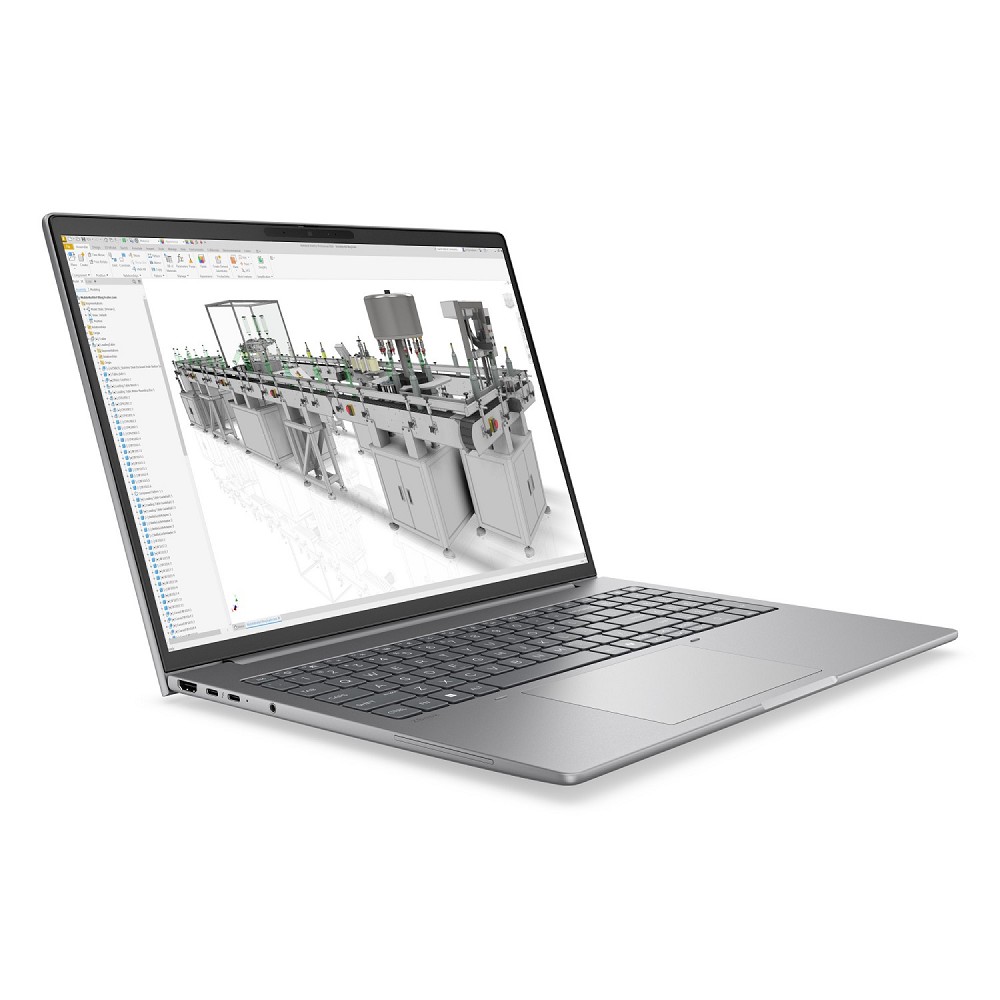 HP ZBook 8 G2i 16, 16" WUXGA IPS, Intel Core Ultra 9 386H, 6 hinten