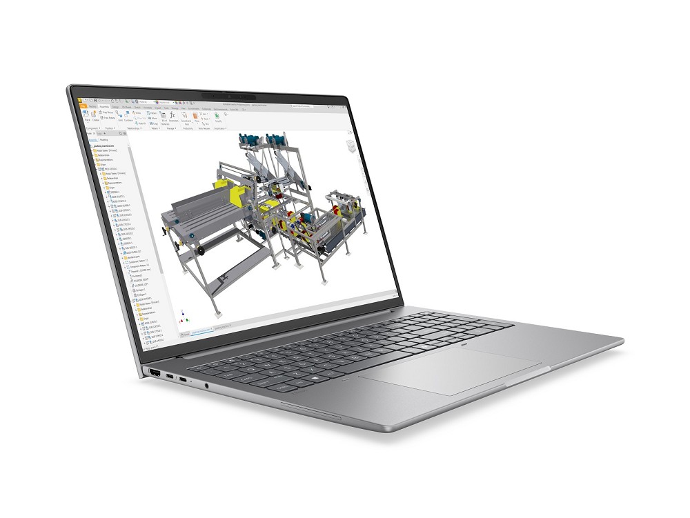 HP ZBook 8 G2a – 16", AMD Ryzen AI 7 PRO 450, 48 GB RAM, 1 T hinten