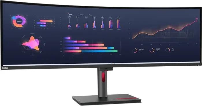 Lenovo ThinkVision P49w-30 - LED-Monitor - gebogen hinten