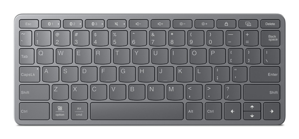 Lenovo Multi-Device Wireless Keyboard USB Typ-C Gr