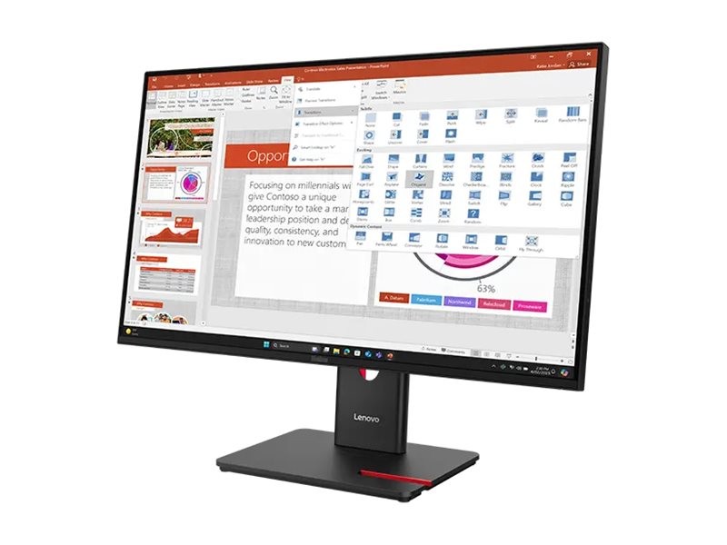 Lenovo ThinkVision T27-40 - LED-Monitor - Full HD hinten