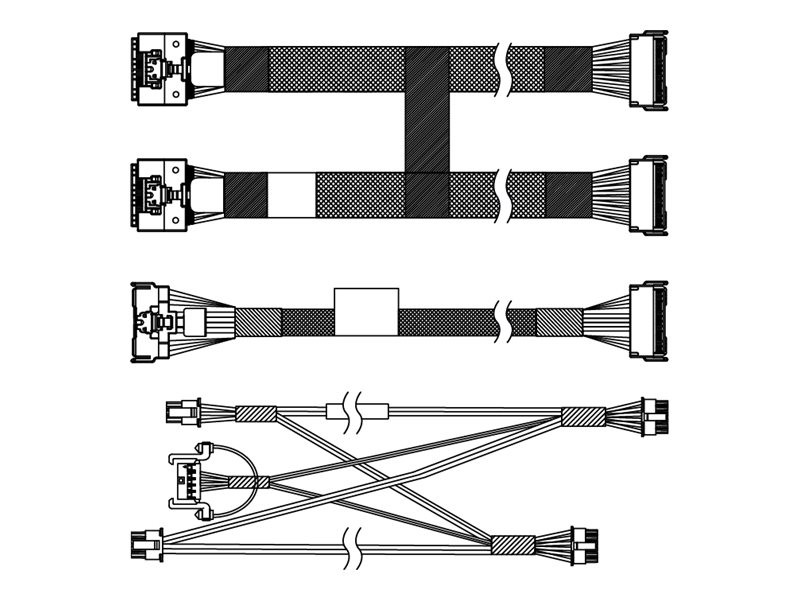 Lenovo Speicherkabelkit - für 2,5" Chassis vorne