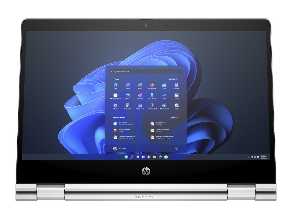 HP Pro x360 435 G10, 13,3 Zoll FHD Touch, AMD Ryzen 7 7730U, links
