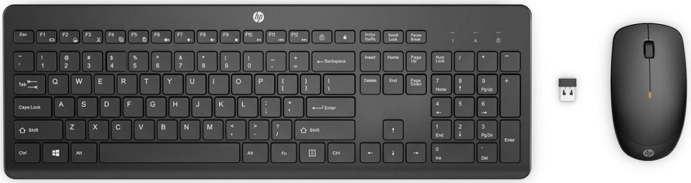 HP 235 - Tastatur-und-Maus-Set - 3-Zonen-Layout, f