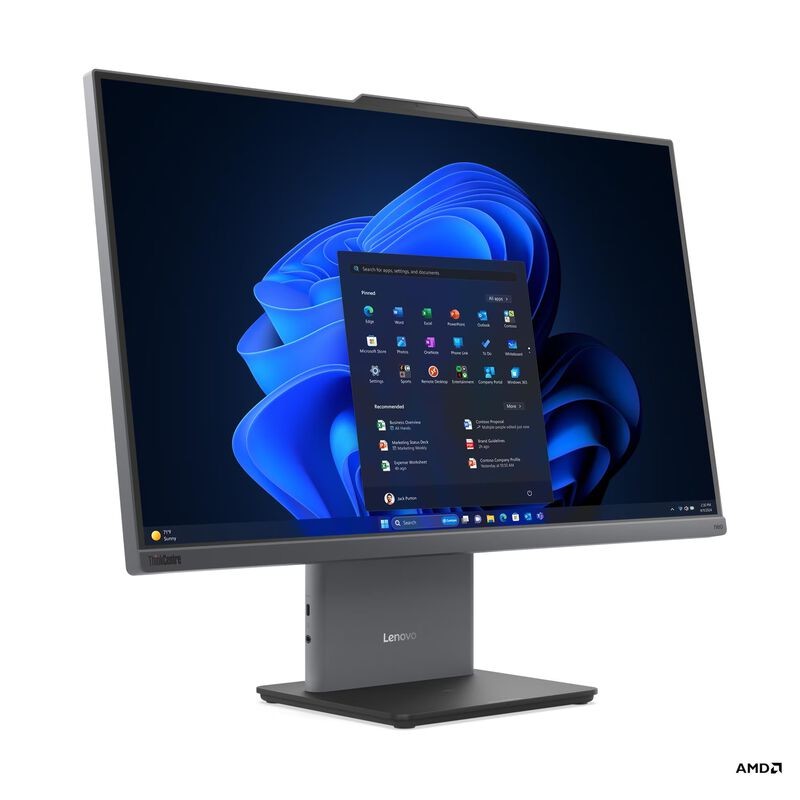 Lenovo ThinkCentre neo 55a 24 Gen 6 – 23,8", AMD Ryzen AI 7  vorn links