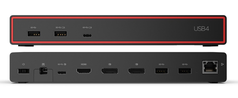 LENOVO Campus ThinkPad USB4 Dock 5000 - Germany hinten