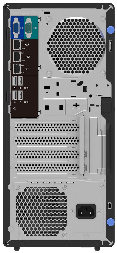 Lenovo ThinkSystem ST50 V3 Server 1,92 TB Tower In rechts