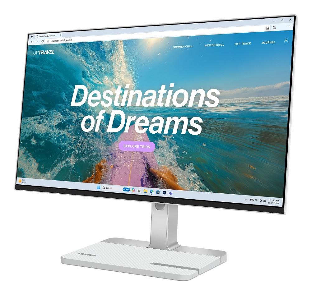 Lenovo L24D-4C Computerbildschirm 60,5 cm (23.8") hinten