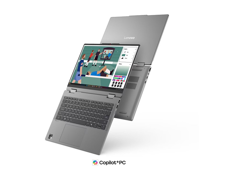 Lenovo IdeaPad 5 2-in-1 14Q8Y11 - Flip-Design - Sn hinten