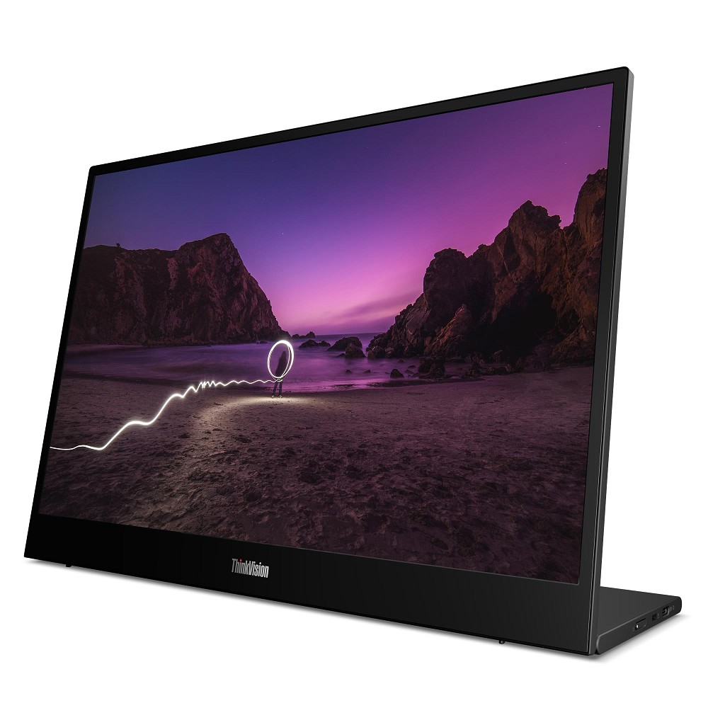 Lenovo ThinkVision M16 – 16" WUXGA IPS Monitor hinten