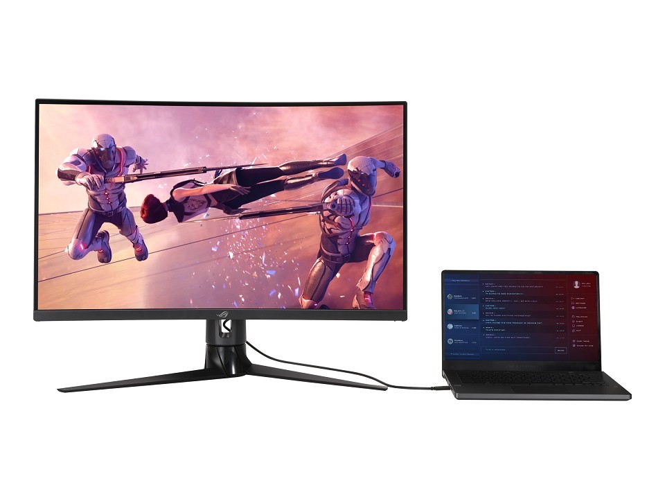 ASUS ROG Strix XG32VC - LED-Monitor - gebogen - 80 hinten