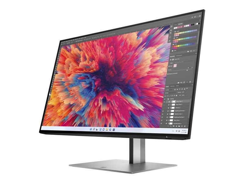 HP Z24q G3 - LED-Monitor - QHD - 60.5 cm (23.8") - hinten