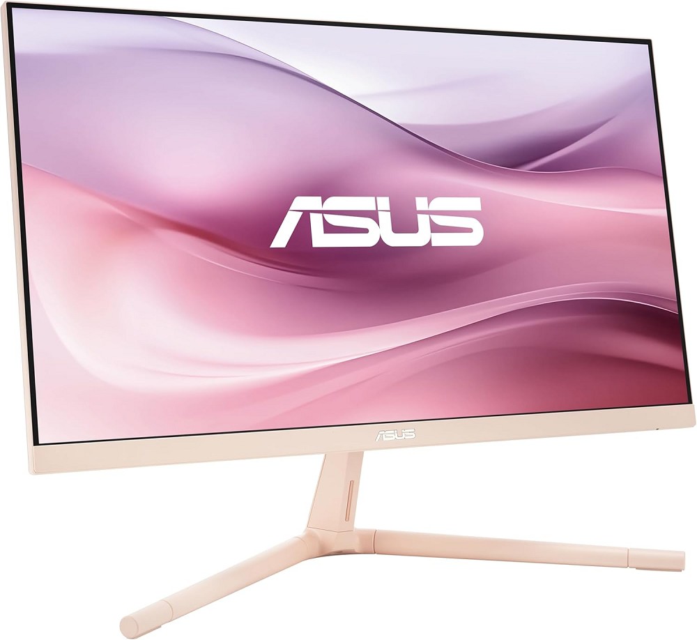 ASUS VU249CFE-P Rose Clay, 23.8" hinten