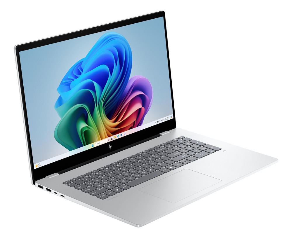 HP OmniBook 7 – 17,3", Intel Core Ultra 7 256V, 16 hinten