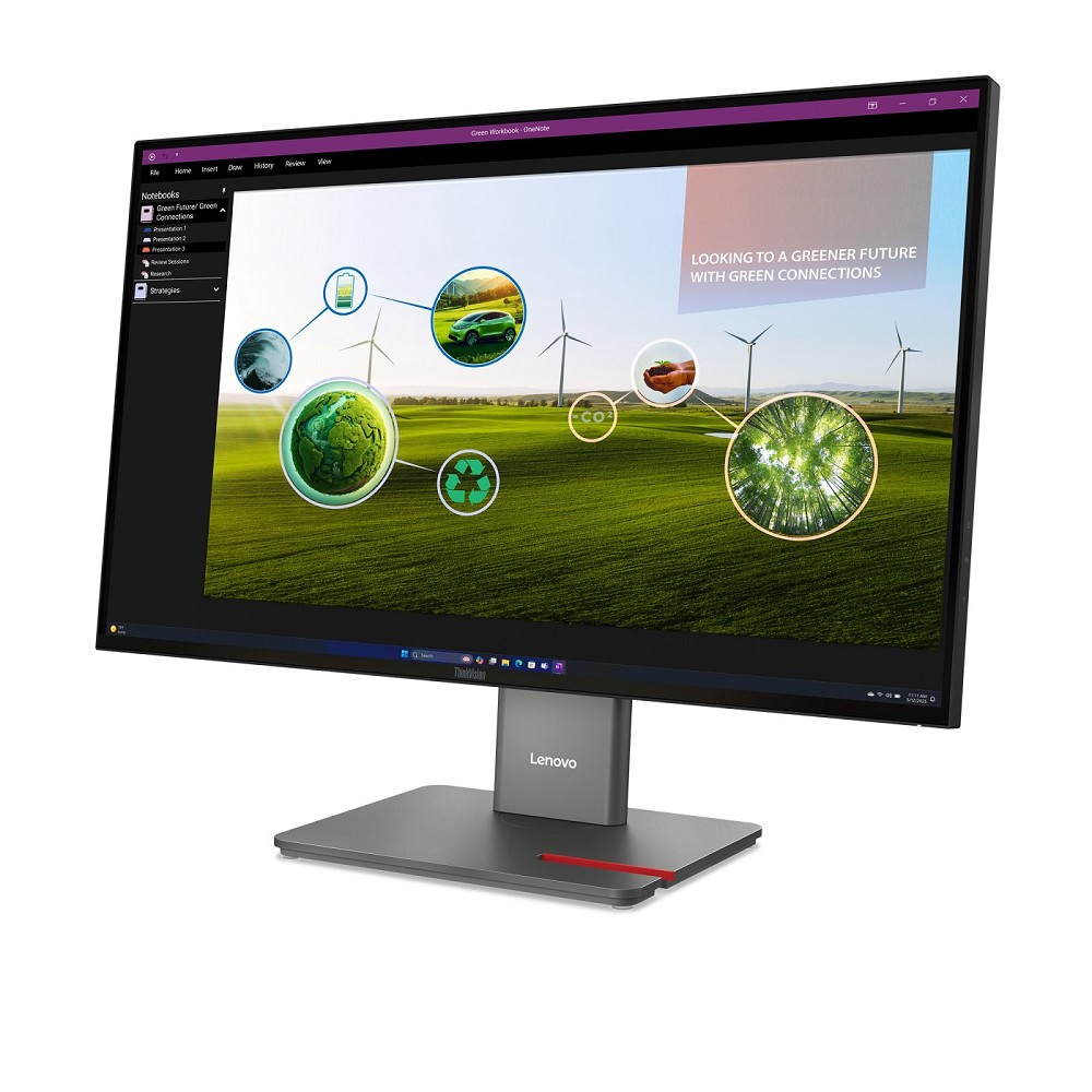 Lenovo ThinkVision P27Q-40 LED display 68,6 cm (27 hinten