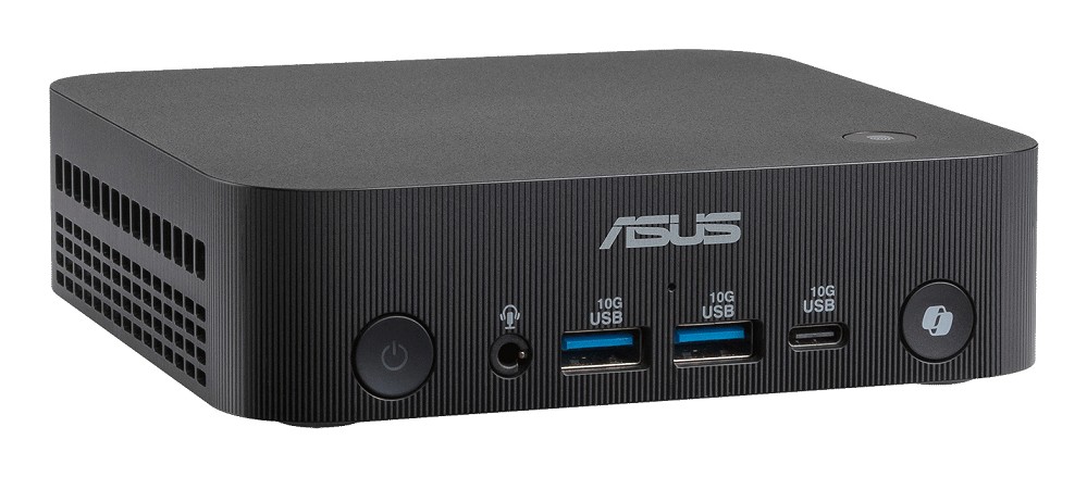 ASUS ExpertCenter PN55-S50010NL, Mini-PC, AMD Ryzen AI 5 430 vorn links
