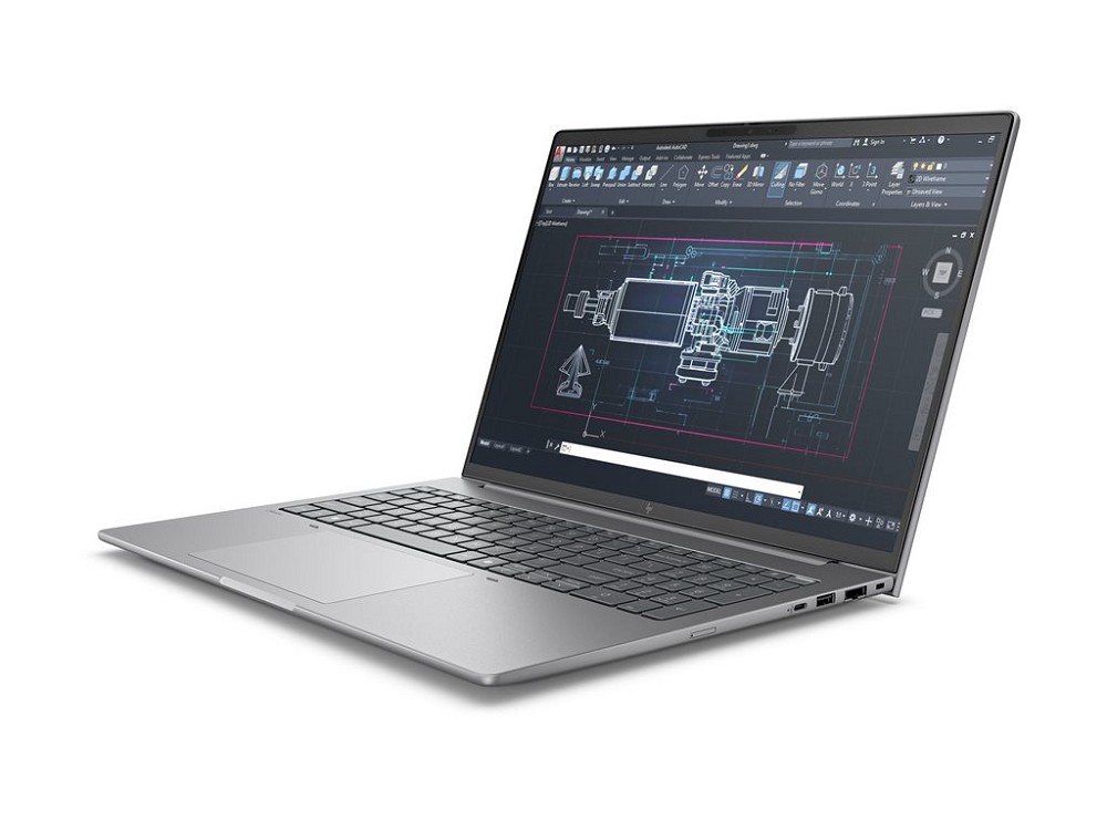 HP ZBook 8 G1i 16, 16" WQXGA, Intel Core Ultra 7 255H, 32 GB hinten