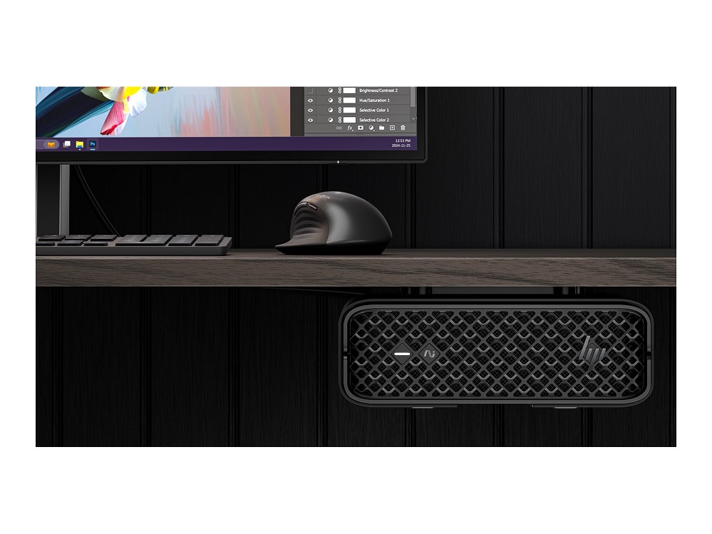 HP Workstation Z2 G1i - Mini - 5U - 1 x Core hinte hinten
