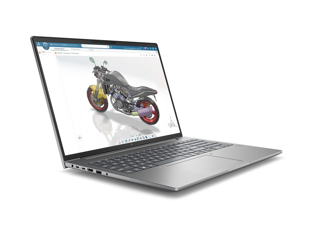 HP ZBook X G2i – 16", Intel Core Ultra 7 356H, 32 GB RAM, 1  hinten