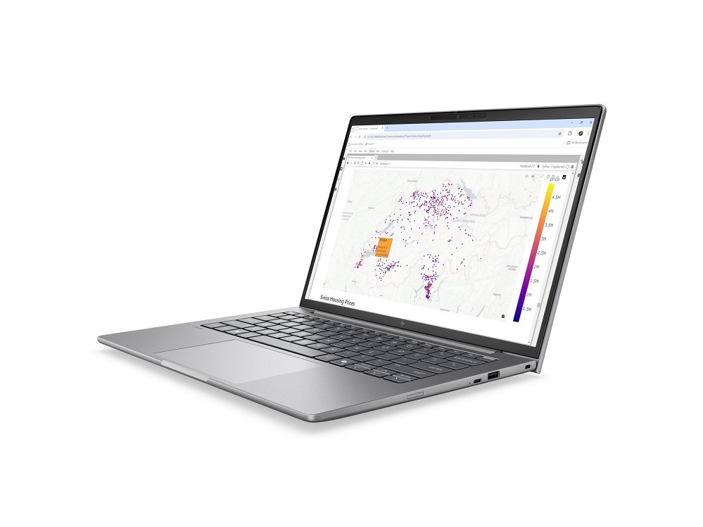HP ZBook 8 G2a 14 Mobile Workstation, 14" 2.5K IPS, Ryzen AI oben