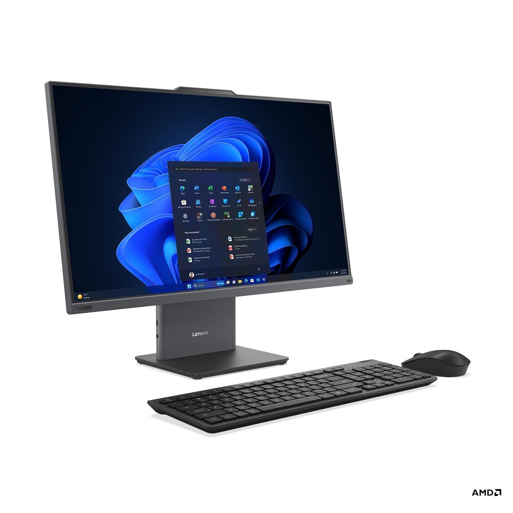 Lenovo Campus ThinkCentre neo 55a 24 Gen 6, 23,8" FHD, AMD R hinten