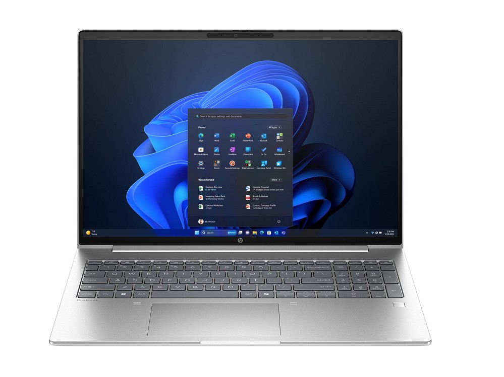 HP ProBook 4 G1a Notebook AI - 177°-Scharnierdesig links