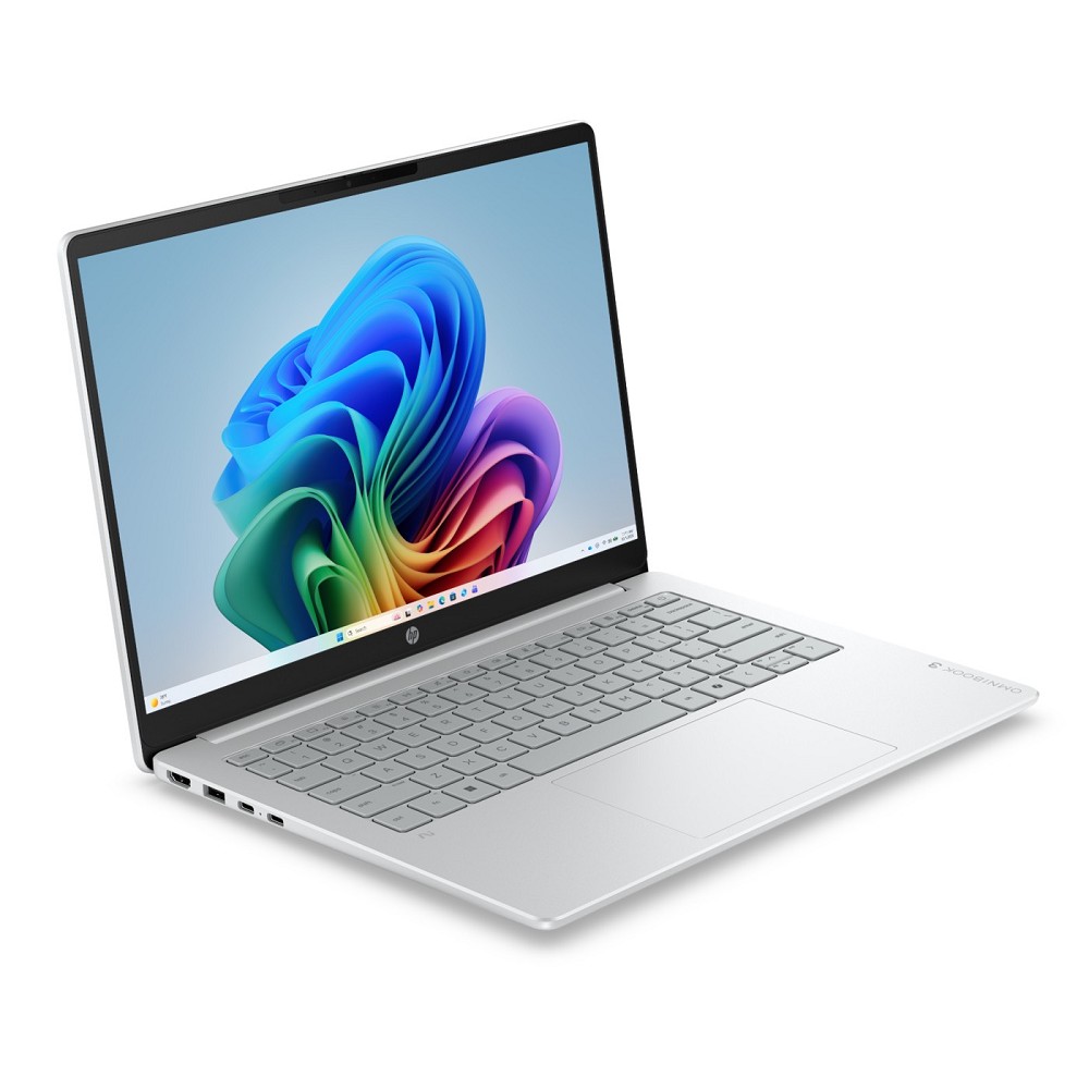 HP OmniBook 3 14" Notebook – Qualcomm Snapdragon X1-26-100,  hinten