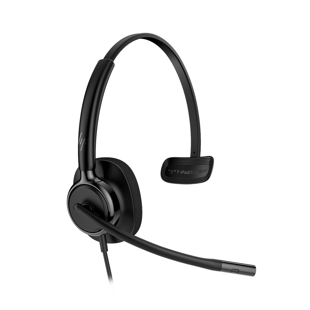 HP Poly Mission 415 Monaural Headset – On-Ear, USB hinten